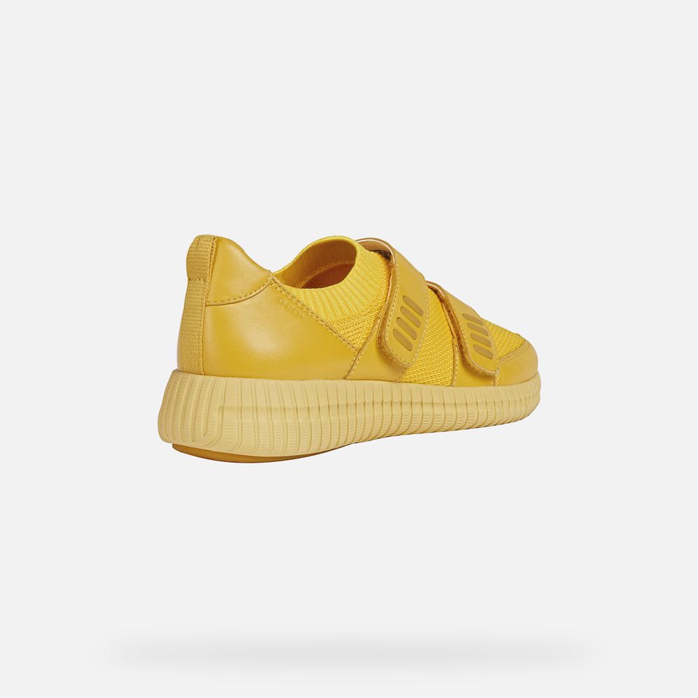 Basket Geox Noovae - Jaune - Femme 028315-QGK